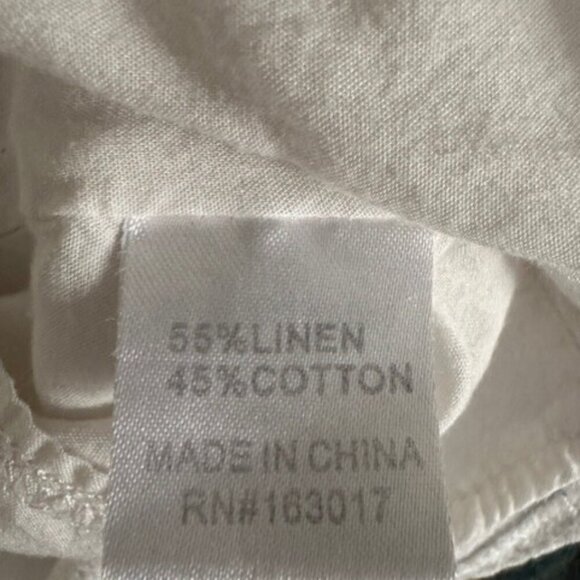 Princess Polly Womens 8 Mini Skirt White Lined Linen Cotton Zip - Picture 5 of 5